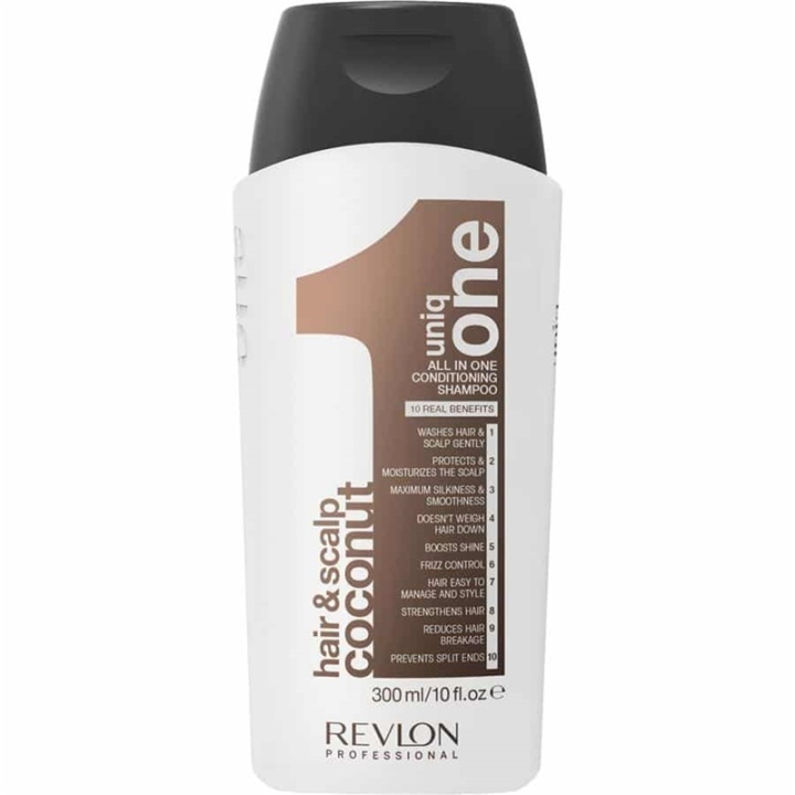 Revlon Uniq One Conditioning Coconut Shampoo 300ml in the group BEAUTY & HEALTH / Hair & Styling / Hair care / Schampoo at TP E-commerce Nordic AB (38-57847)