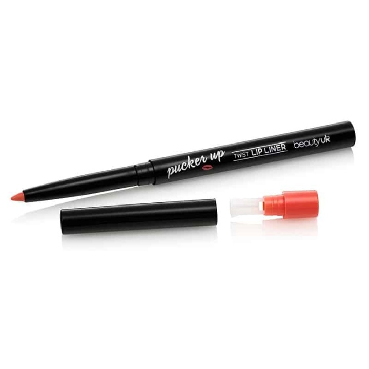Beauty UK Pucker Up - Twist Lip Liner No.4 Peachy Kiss in the group BEAUTY & HEALTH / Makeup / Lips / Lip liner at TP E-commerce Nordic AB (38-58560)