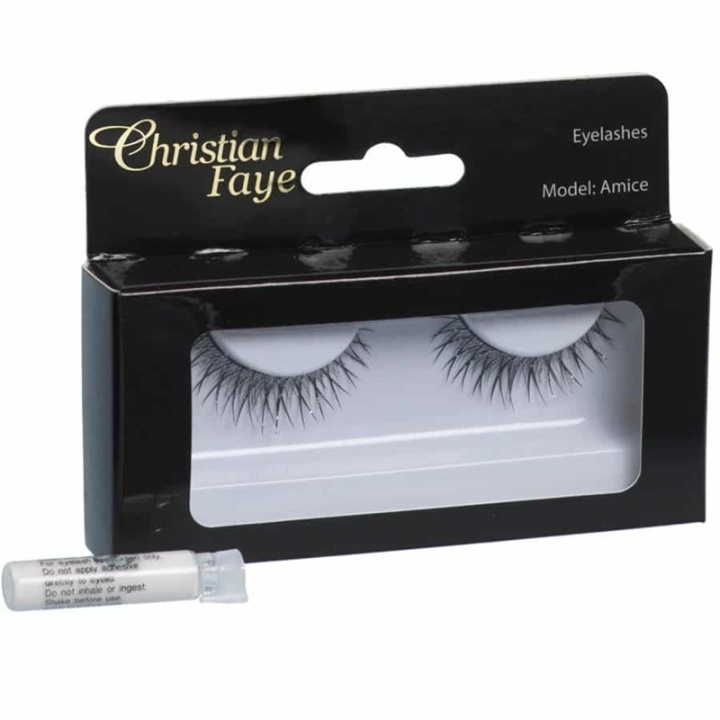 Christian Faye Eyelashes Amice With Glue in the group BEAUTY & HEALTH / Makeup / Eyes & Eyebrows / False eyelashes at TP E-commerce Nordic AB (38-58640)