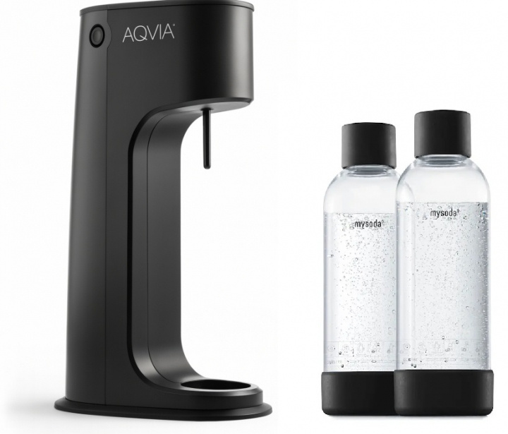 AGA Aqvia Balance Stripped + 2 x bottles (Black) in the group HOME, HOUSEHOLD & GARDEN / Household appliances / Water & Juice / Carbonation machines / Carbonation machines at TP E-commerce Nordic AB (38-5877STRPKT)