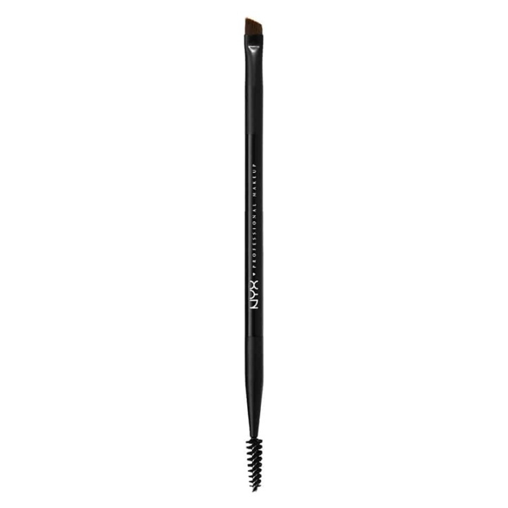 NYX PROF. MAKEUP Pro Dual Brow Brush in the group BEAUTY & HEALTH / Makeup / Tools & Make up set / Brushes at TP E-commerce Nordic AB (38-58839)
