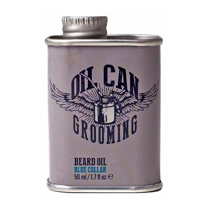 Oil Can Grooming Blue Collar Beard Oil 50ml in the group BEAUTY & HEALTH / Hair & Styling / Beard care / Beard oil at TP E-commerce Nordic AB (38-59079)