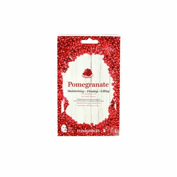 Vitamasques Pomegranate (1 pc) Moisturising + Firming + Lifting in the group BEAUTY & HEALTH / Skin care / Face / Masks at TP E-commerce Nordic AB (38-59195)