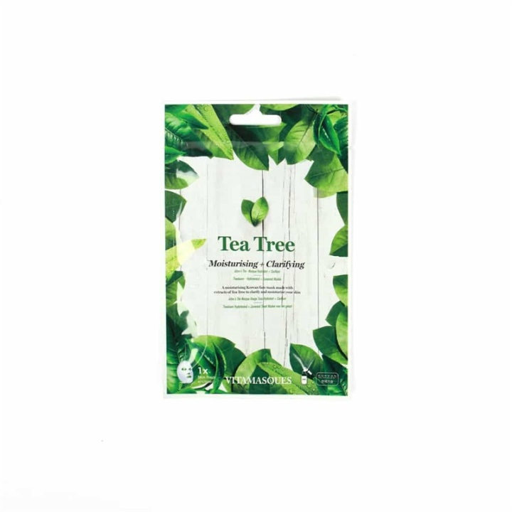 Vitamasques Tea Tree (1 pc) Moisturising + Clarifying in the group BEAUTY & HEALTH / Skin care / Face / Masks at TP E-commerce Nordic AB (38-59197)