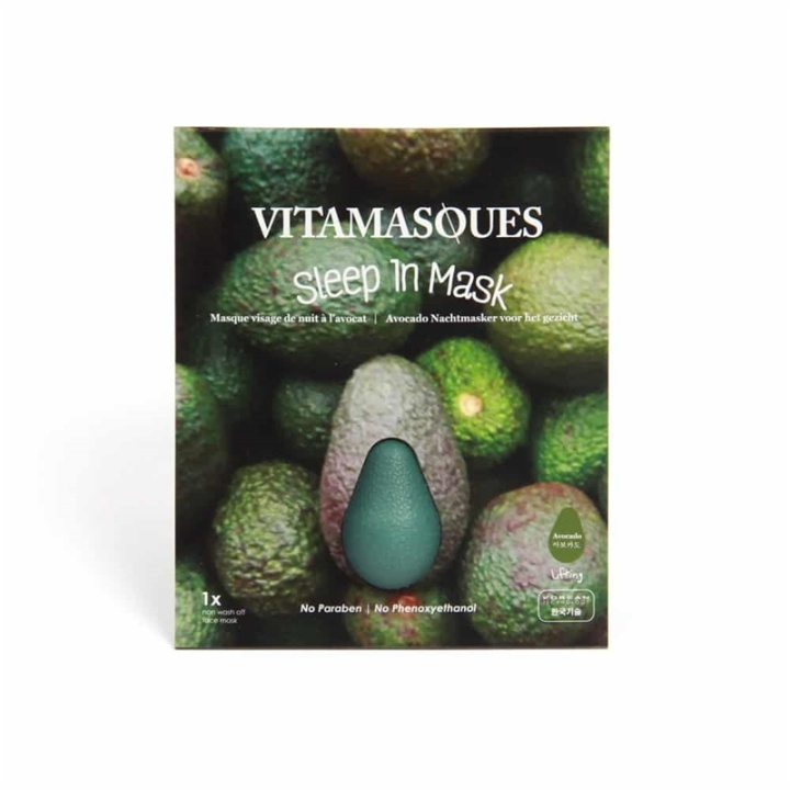 Vitamasques Sleep In 3d Masks - Avocado ( 2 pods) + Lifting in the group BEAUTY & HEALTH / Skin care / Face / Masks at TP E-commerce Nordic AB (38-59206)