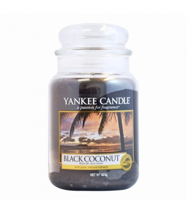 Yankee Candle Classic Large Jar Black Coconut Candle 623g in the group BEAUTY & HEALTH / Fragrance & Perfume / Other fragrances / Scented candles at TP E-commerce Nordic AB (38-59250)