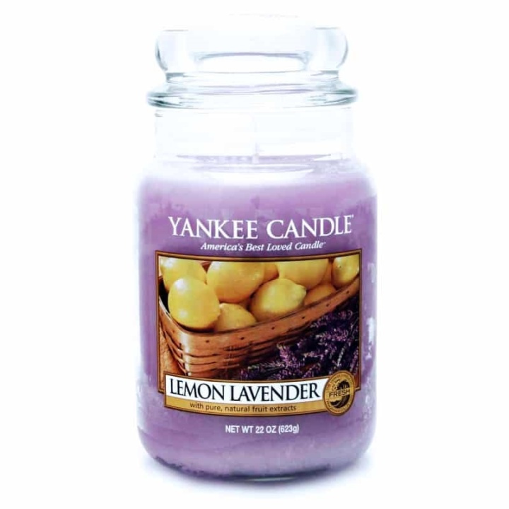 Yankee Candle Classic Large Jar Lemon Lavender Candle 623g in the group BEAUTY & HEALTH / Fragrance & Perfume / Other fragrances / Scented candles at TP E-commerce Nordic AB (38-59255)