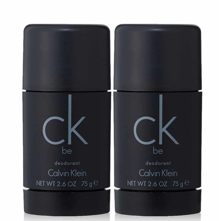 2-pack Calvin Klein CK Be Deostick 75ml in the group BEAUTY & HEALTH / Fragrance & Perfume / Deodorants / Deodorant for men at TP E-commerce Nordic AB (38-59360)