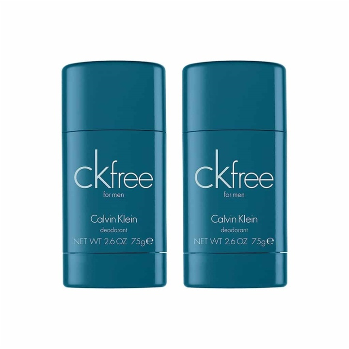 2-pack Calvin Klein CK Free Deostick 75ml in the group BEAUTY & HEALTH / Fragrance & Perfume / Deodorants / Deodorant for women at TP E-commerce Nordic AB (38-59361)