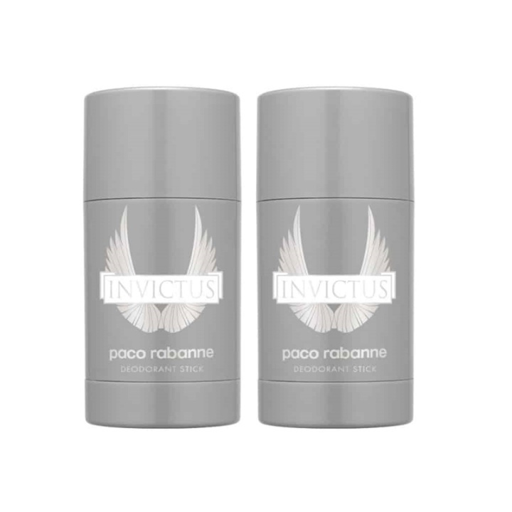 2-pack Paco Rabanne Invictus Deostick 75ml in the group BEAUTY & HEALTH / Fragrance & Perfume / Deodorants / Deodorant for women at TP E-commerce Nordic AB (38-59377)