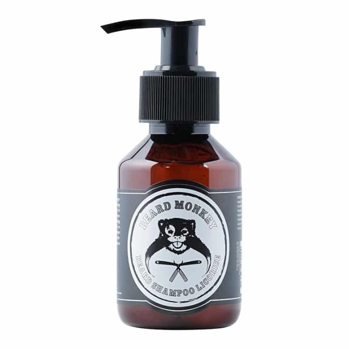 Beard Monkey Beard Shampoo Licorice 100ml in the group BEAUTY & HEALTH / Hair & Styling / Beard care / Beard schampoo at TP E-commerce Nordic AB (38-59394)