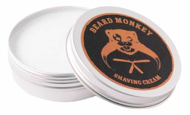 Beard Monkey Shaving Cream 100ml in the group BEAUTY & HEALTH / Hair & Styling / Shaving & Trimming / Razors & Accessories at TP E-commerce Nordic AB (38-59405)