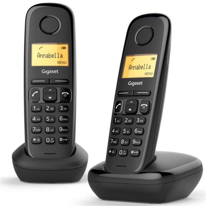 Gigaset AS170 Duo (L36852H2802R201) in the group HOME ELECTRONICS / Audio & Picture / Fixed telephony / Wireless phones at TP E-commerce Nordic AB (38-60038)