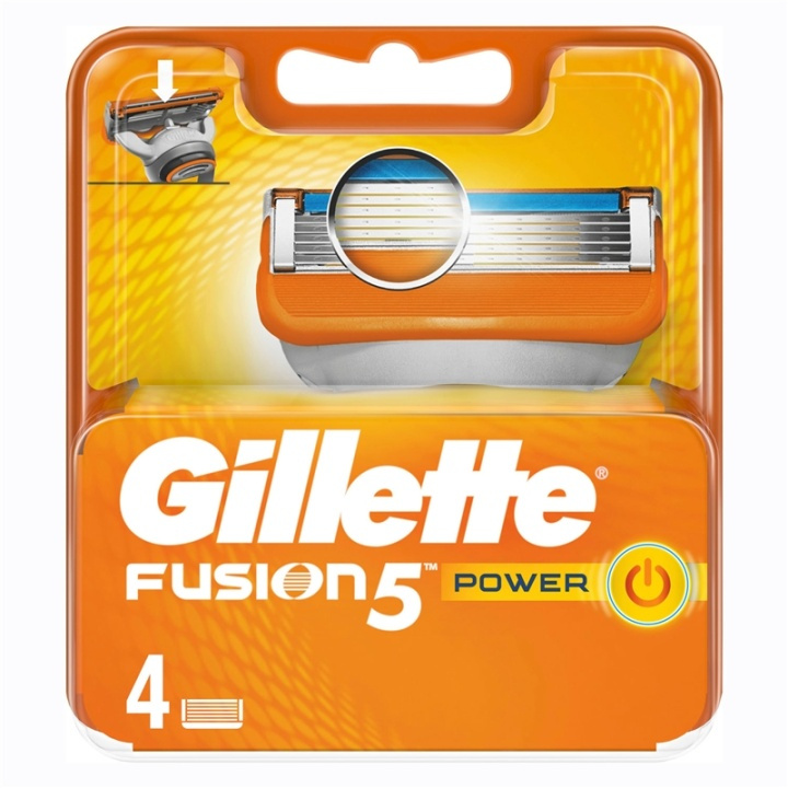 Gillette Rakblad Fusion Power 4-pack (852475) in the group BEAUTY & HEALTH / Hair & Styling / Shaving & Trimming / Razors & Accessories at TP E-commerce Nordic AB (38-60047)