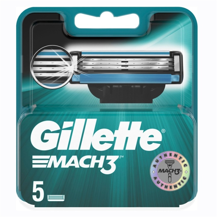 Gillette Rakblad Mach3 5-pack (462933) in the group BEAUTY & HEALTH / Hair & Styling / Shaving & Trimming / Razors & Accessories at TP E-commerce Nordic AB (38-60054)