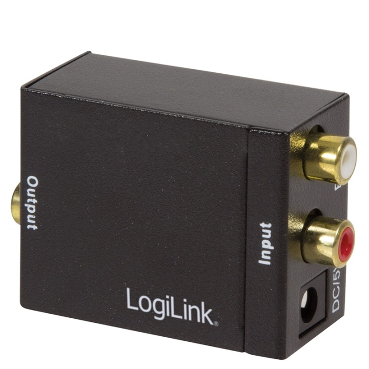 LogiLink Analog RCA -> Digital Tos/Coax (CA0102) in the group HOME ELECTRONICS / Cables & Adapters / RCA / Adapters at TP E-commerce Nordic AB (38-60482)