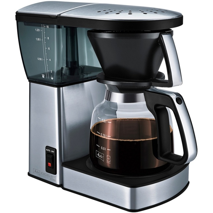 Melitta Excellent Steel 4.0 Kaffebrygg (21521) in the group HOME, HOUSEHOLD & GARDEN / Household appliances / Coffee makers and accessories / Drip coffee makers at TP E-commerce Nordic AB (38-60502)