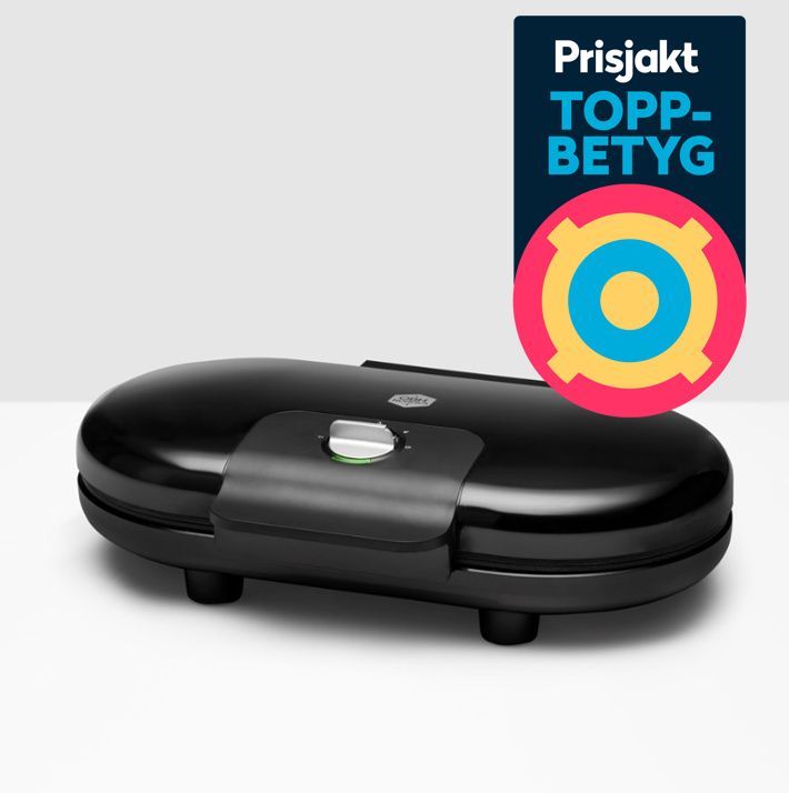 OBH Nordica Waffle iron 6969 Select Double, Black in the group HOME, HOUSEHOLD & GARDEN / Household appliances / Waffle irons at TP E-commerce Nordic AB (38-60577)