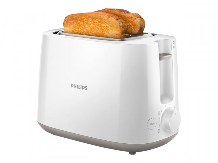 Philips HD2581 - Brödrost För 2 Skivor, Vit in the group HOME, HOUSEHOLD & GARDEN / Household appliances / Toasters & Bread grills / Toasters at TP E-commerce Nordic AB (38-60767)