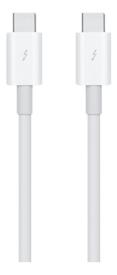 Apple Thunderbolt 3 cable, 0.8m, up to 40gbit/s, up to 100W, white in the group COMPUTERS & PERIPHERALS / Computer cables / Apple Thunderbolt at TP E-commerce Nordic AB (38-61224)