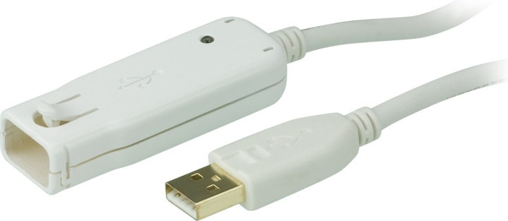 ATEN aktiv USB 2.0 förlängningskabel, 12m in the group COMPUTERS & PERIPHERALS / Computer cables / USB / USB-A / Cables at TP E-commerce Nordic AB (38-61281)
