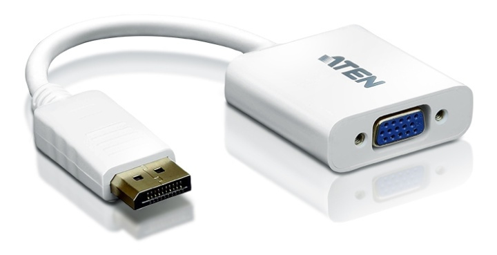 ATEN DisplayPort to VGA adapter, Up to 1920x1200 in the group COMPUTERS & PERIPHERALS / Computer cables / DisplayPort / Adapters at TP E-commerce Nordic AB (38-61285)