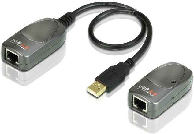 ATEN UCE260, USB 2.0 förlängning via Ethernet, 60m, 480Mb/s, sv/grå in the group COMPUTERS & PERIPHERALS / Computer cables / USB / USB-A / Adapters at TP E-commerce Nordic AB (38-61293)