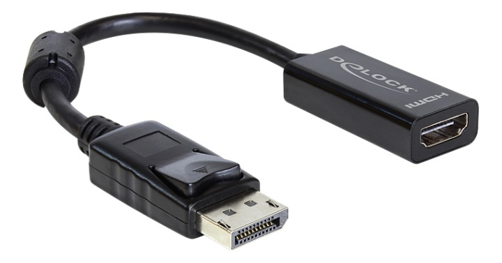 Delock Adapter Displayport 1.1 male > HDMI female Passive black in the group HOME ELECTRONICS / Cables & Adapters / HDMI / Adapters at TP E-commerce Nordic AB (38-61426)