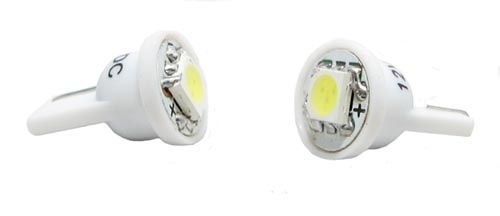 LED Positionsljus, Sockel W5W, 1-LED (2-Pack) Vit in the group CAR / Car lights / Diode lamps / W5W (T10) at TP E-commerce Nordic AB (38-6144)
