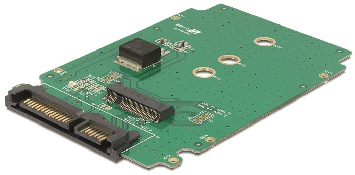 DeLOCK Adapter, gränssnittskonverterare, 22-pin SATA till M.2, 6Gb/s in the group COMPUTERS & PERIPHERALS / Computer components / Harddrives / Adapters & Accessories at TP E-commerce Nordic AB (38-61442)