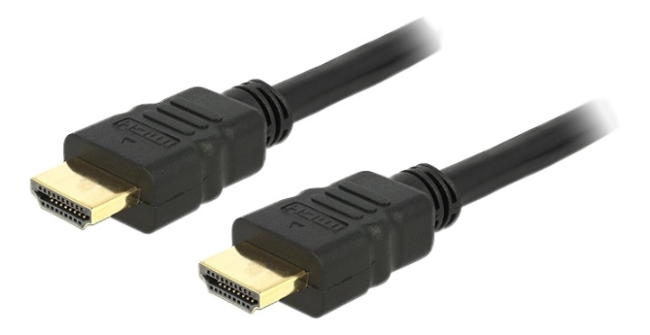 Delock Cable High Speed HDMI with Ethernet – HDMI A male > HDMI A male in the group HOME ELECTRONICS / Cables & Adapters / HDMI / Cables at TP E-commerce Nordic AB (38-61447)