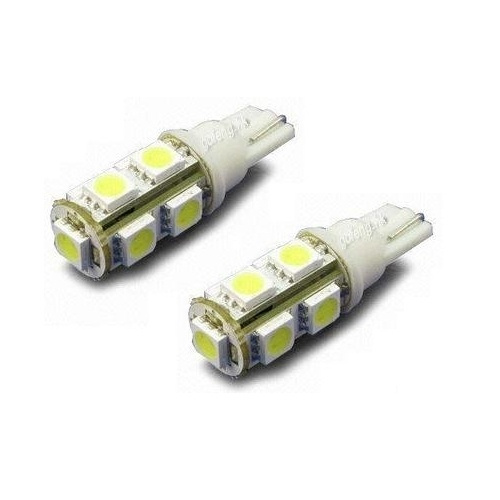 LED Positionsljus, Sockel W5W, 9-LED (2-Pack) in the group CAR / Car lights / Diode lamps / W5W (T10) at TP E-commerce Nordic AB (38-6145)