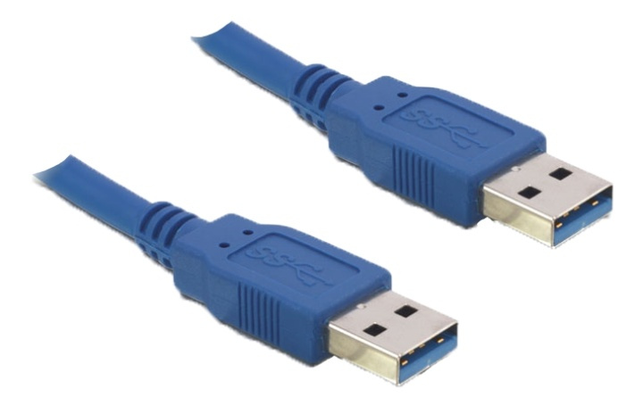 DeLOCK Delock Cable USB 3.0 Type-A male to USB 3.0 Type-A male,1m,blue in the group COMPUTERS & PERIPHERALS / Computer cables / USB / USB-A / Cables at TP E-commerce Nordic AB (38-61454)