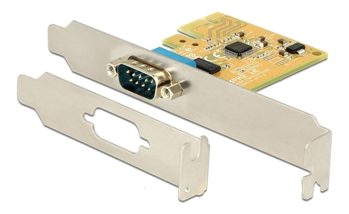 Delock PCI Express Card > 1x Serial in the group COMPUTERS & PERIPHERALS / Network / Network cards / PCI Express at TP E-commerce Nordic AB (38-61494)
