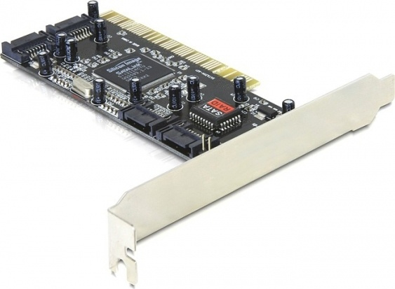 DeLOCK PCI-kort, SATA 1.5 Gb/s, 4xSATA-kontakter(int) in the group COMPUTERS & PERIPHERALS / Network / Network cards / PCI Express at TP E-commerce Nordic AB (38-61508)