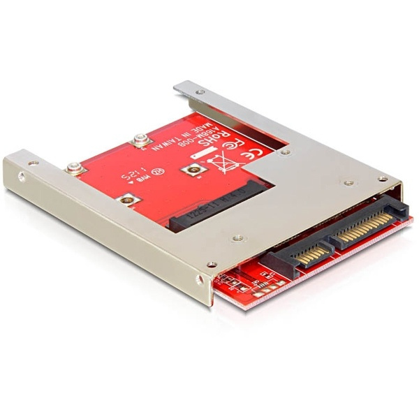 Delock SATA omvandlare in the group COMPUTERS & PERIPHERALS / Computer components / Harddrives / Adapters & Accessories at TP E-commerce Nordic AB (38-61515)