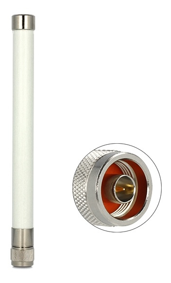 DeLOCK WLAN antenna, N male, 4.5-7.0 dBi, 802.11a/b/g/n/ac, white in the group HOME ELECTRONICS / Audio & Picture / TV & Accessories / Antennas & Accessories at TP E-commerce Nordic AB (38-61536)