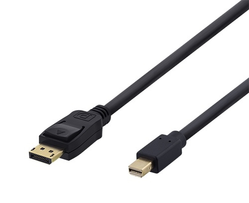 DELTACO Mini DisplayPort Monitor Cable, Ultra HD in 60Hz, 0.5m, black in the group COMPUTERS & PERIPHERALS / Computer cables / DisplayPort / Cables at TP E-commerce Nordic AB (38-61614)