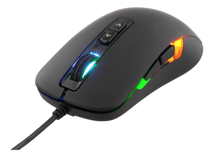 DELTACO GAMING optical mouse, 7 buttons, breathing LEDs, black in the group COMPUTERS & PERIPHERALS / GAMING / Mice at TP E-commerce Nordic AB (38-61843)