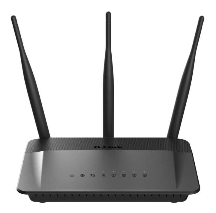 D-Link Wireless Router, Dual band, AC750, 4xRJ45 Lan ports, black in the group COMPUTERS & PERIPHERALS / Network / Routrar at TP E-commerce Nordic AB (38-61988)