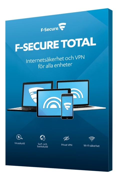 F-Secure TOTAL 1år 10 enh Full in the group COMPUTERS & PERIPHERALS / Computer accessories / Software at TP E-commerce Nordic AB (38-62079)