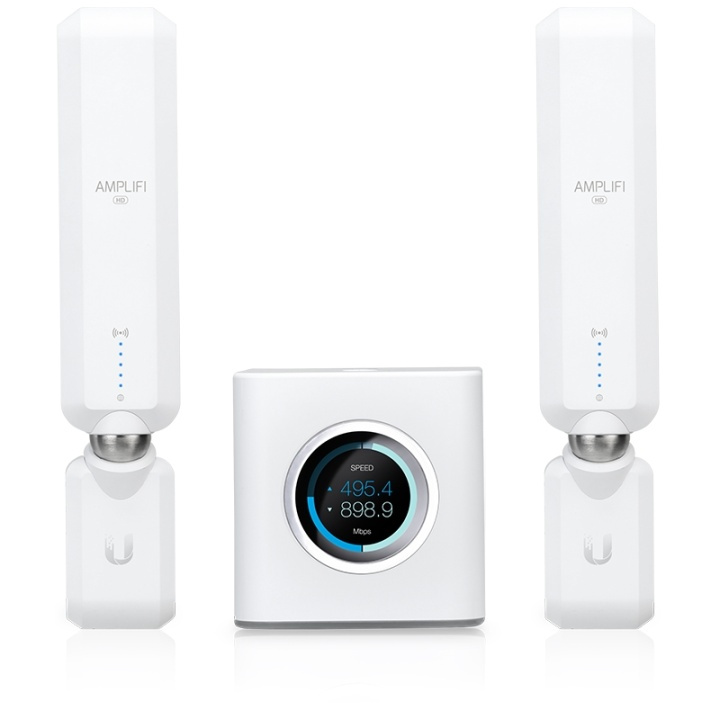Ubiquiti AmpliFi Home Router, 2x Mesh Points, Plug and Play, Up to 5 G in the group COMPUTERS & PERIPHERALS / Network / Routrar at TP E-commerce Nordic AB (38-62553)