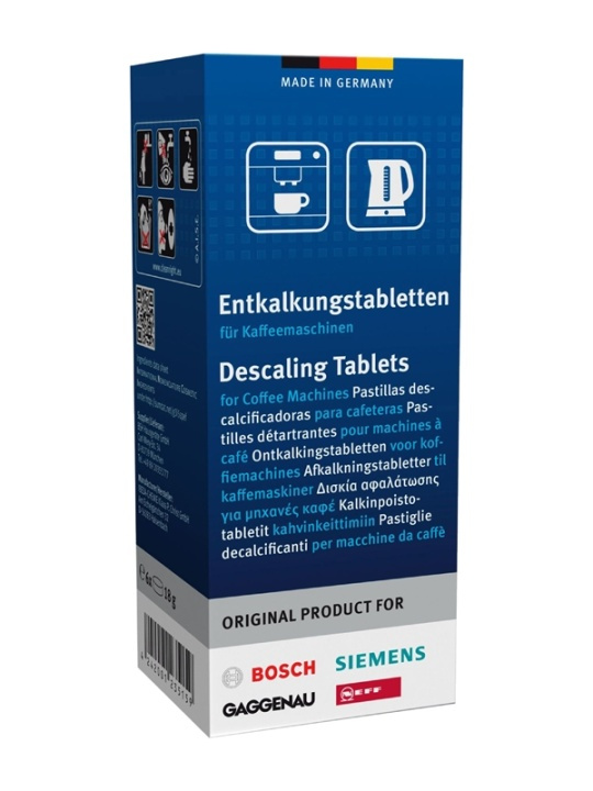 bosch Descaling Tablet Coffee Machine 1 pc in the group HOME, HOUSEHOLD & GARDEN / Household appliances / Coffee makers and accessories / Filters & Accessories at TP E-commerce Nordic AB (38-62722)