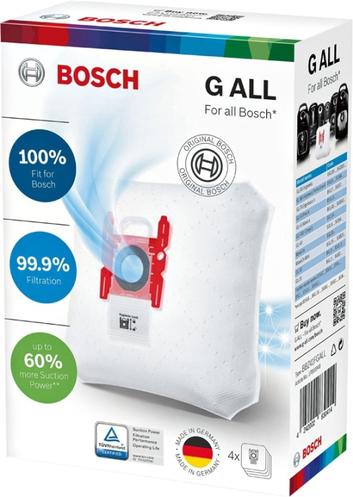 bosch Vacuum Cleaner Bag Bosch Type G in the group HOME, HOUSEHOLD & GARDEN / Cleaning products / Vacuum cleaners & Accessories / Accessories / Vacuum bags at TP E-commerce Nordic AB (38-62725)