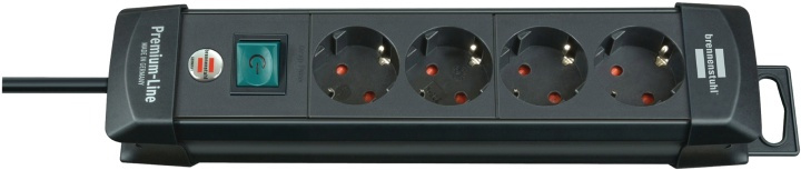 brennenstuhl Premium-Line socket strip with 4 sockets (1.8 m cable, with switch, Made in Germany) black in the group HOME, HOUSEHOLD & GARDEN / Electricity & Lighting / Power strips at TP E-commerce Nordic AB (38-62758)
