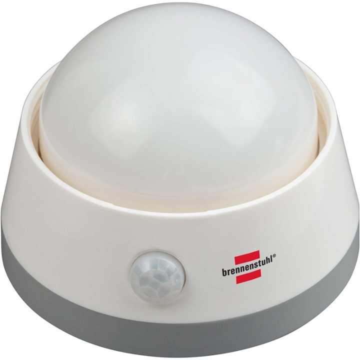 brennenstuhl LED night light / orientation light with infrared motion detector (soft light incl. push switch and batteries) white in the group HOME ELECTRONICS / Lighting / Night lights at TP E-commerce Nordic AB (38-62766)