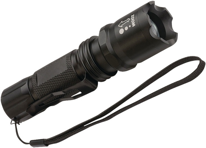 LuxPremium focus LED flashlight IP44 CREE-LED 250 lm Black in the group Sport, leisure & Hobby / Flashlights & Head lamps / Flashlights at TP E-commerce Nordic AB (38-62786)