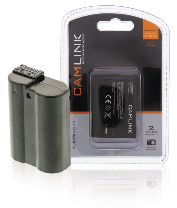 Camlink Rechargeable Lithium-Ion Camera Battery 7.2 V 1920 mAh in the group HOME ELECTRONICS / Photo & Video / Camera batteries at TP E-commerce Nordic AB (38-62851)