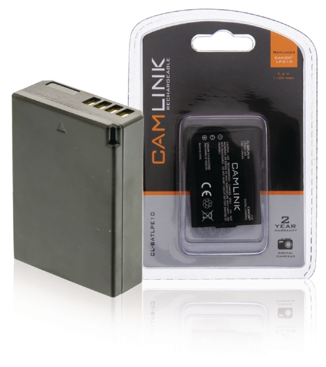 Camlink Rechargeable Lithium-Ion Camera Battery 7.4 V 1120 mAh in the group HOME ELECTRONICS / Photo & Video / Camera batteries at TP E-commerce Nordic AB (38-62852)