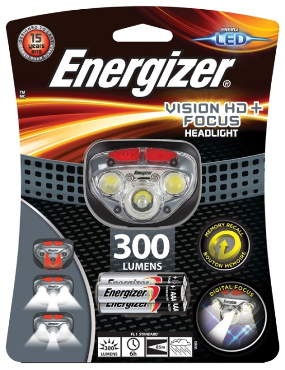Energizer Head Lamp LED Black in the group Sport, leisure & Hobby / Flashlights & Head lamps / Headlamps at TP E-commerce Nordic AB (38-62921)